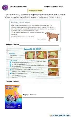 Propósito del autor