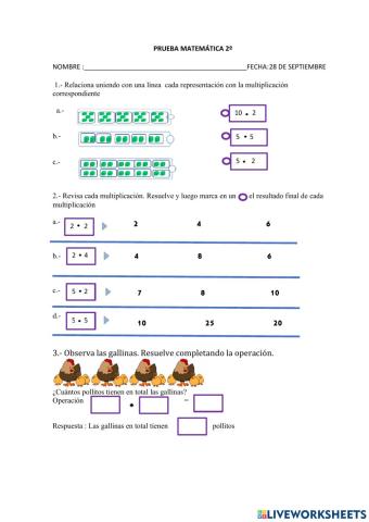 Multiplicaciones y patrones