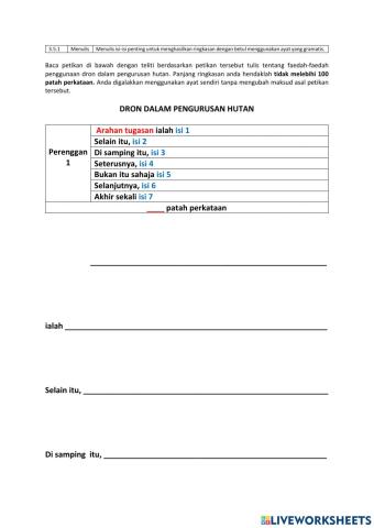 3.5.1 Ringkasan Faedah-faedah Pengunaan Dron dalam Pengurusan Hutan