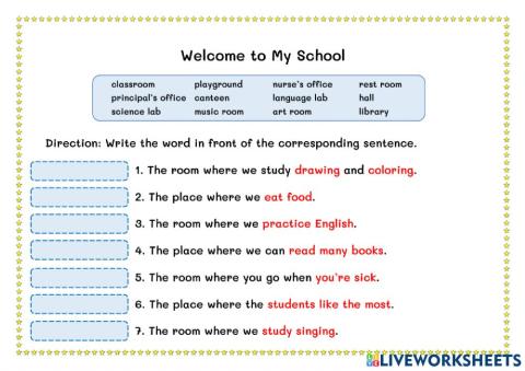 Welcome to My School