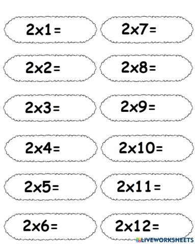 2 ஆம் வாய்ப்பாடு