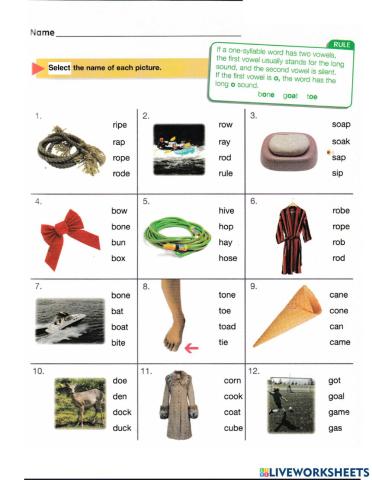 Long O Long I Long A Long U