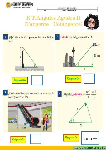 Tangente - cotangente