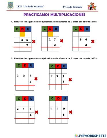 Practico multiplicaciones