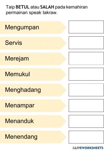 Kemahiran asas sepak takraw