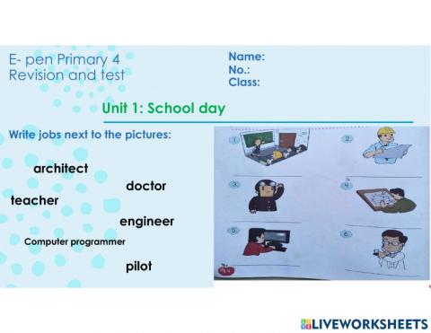 Primary 4 revision