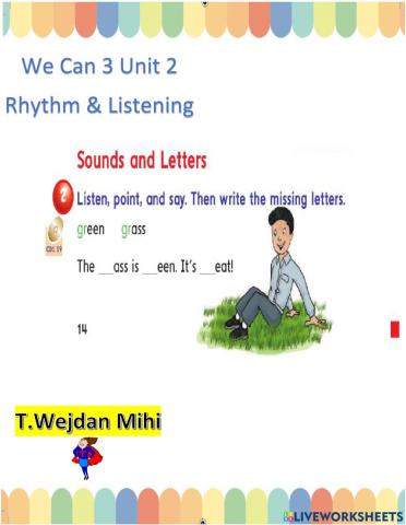 We can 3 Unit 2 Rhythm and Listening
