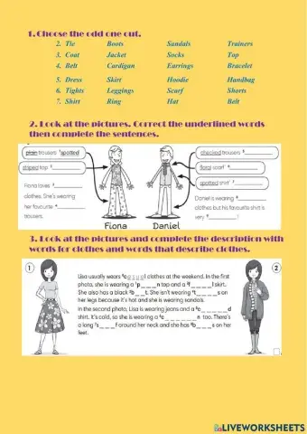 Clothes and its patterns