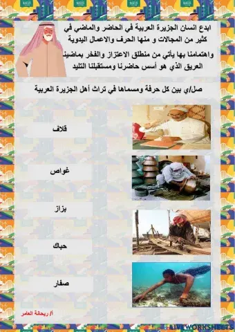 الحرف  القديمة في المملكة العربية السعودية