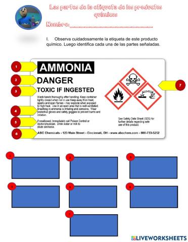 Product Chemical Label