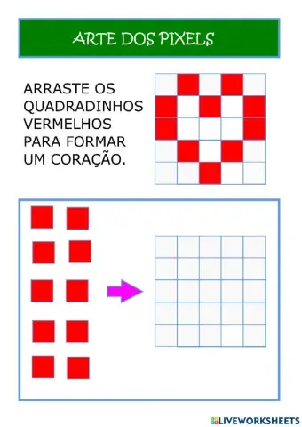 Heart pixels