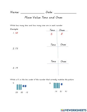 Place Value Tens and Ones 2