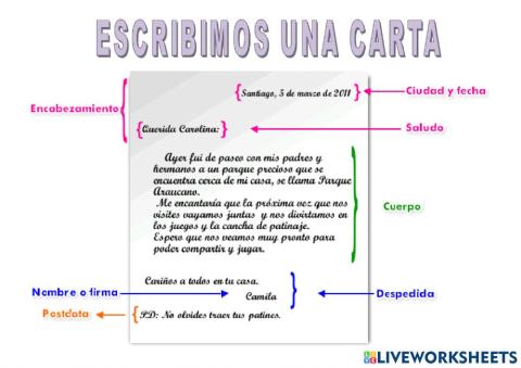 Escribimos una carta