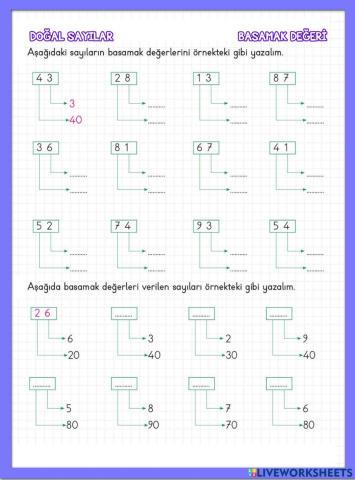 Doğal Sayılar Basamak Değeri-2