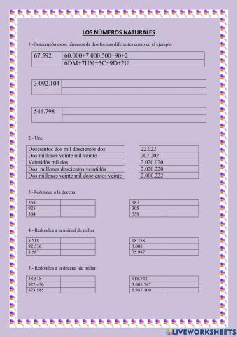 Los números naturales