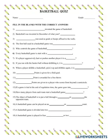 Basketball Quiz