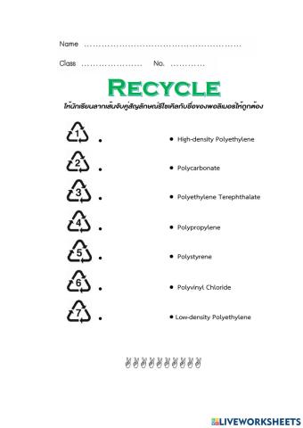 Polymer recycle