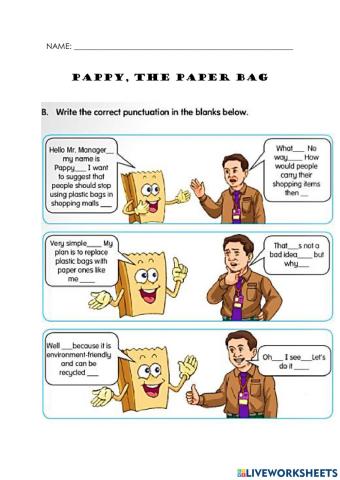 Pappy the Paper Bag