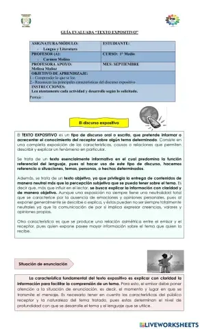 Texto expositivo primero conguillio