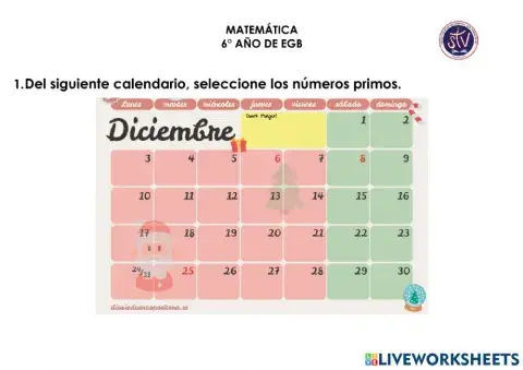 Números primos y compuestos. Criterios de divisibilidad