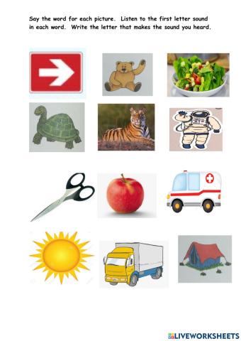 Letters SAT activity