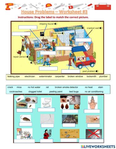 House Problems Worksheet 3
