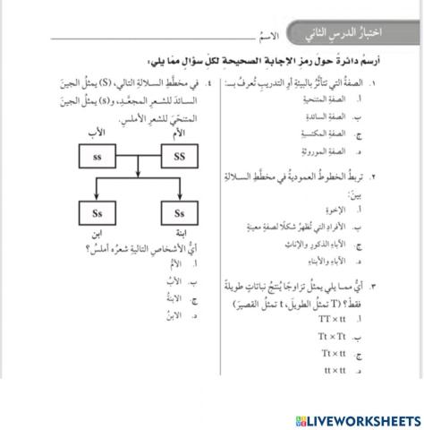الوراثة والصفات