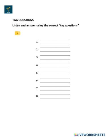 Tag questions Listening
