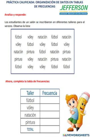 Tablas de frecuencia