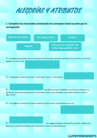 Alegoría y atributos