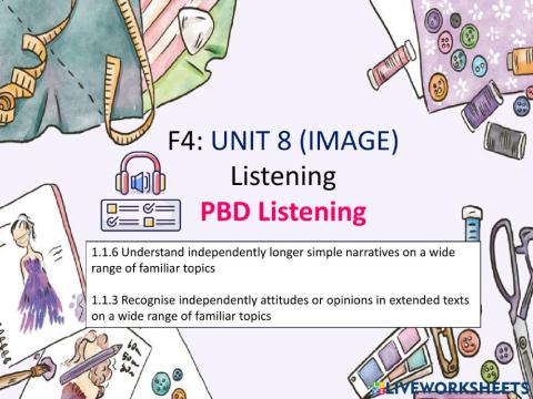 F4 Unit 8 Listening