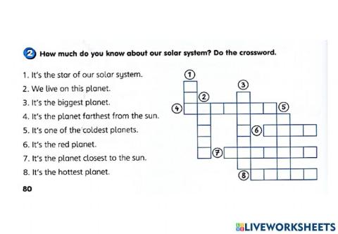Unit 10: The world around us (Writing page 98) - puzzle