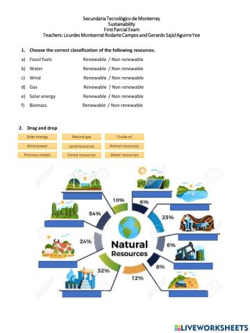 First period exam Sustainability