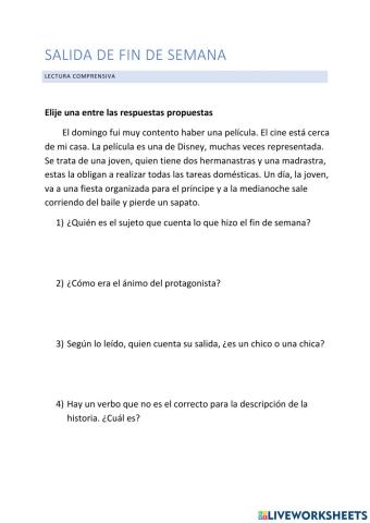 Salida de fin de semana