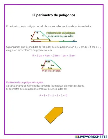 Perímetro de polígonos