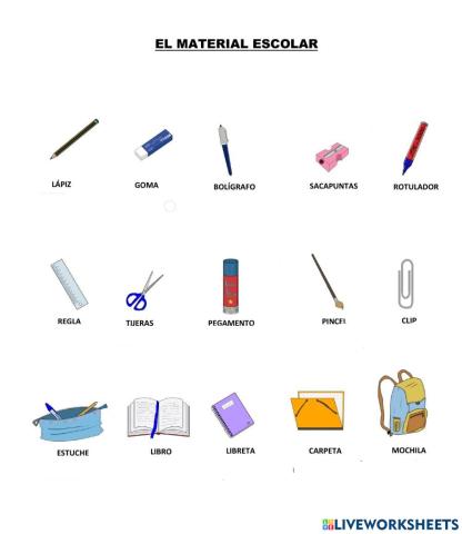 Material escolar