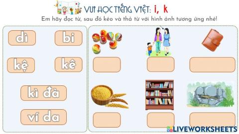 Phiếu ôn tập i, k