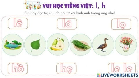 Phiếu ôn tập l, h