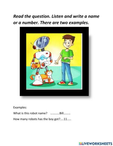 Starter 2. Test 1. Listening. part 2.