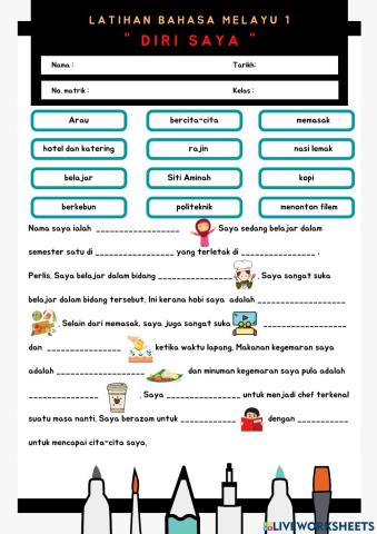 Latihan Bahasa Melayu (Pelajar Pendidikan Khas)