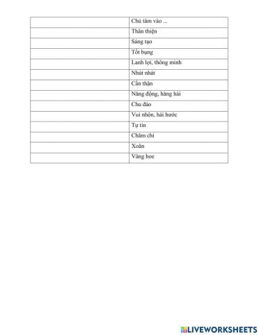 Vocabulary check - 30-9 - Grade 6