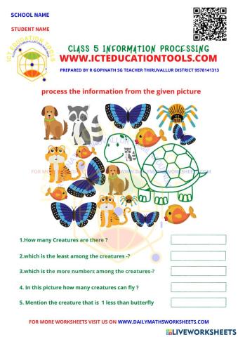 Class 5 term1 maths information processing
