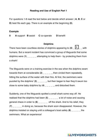 FCE Schools Reading and UoE Part 1