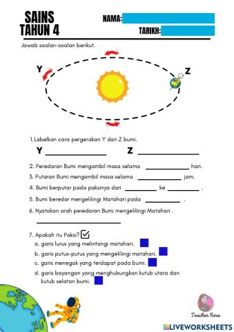 Putaran dan peredaran bumi