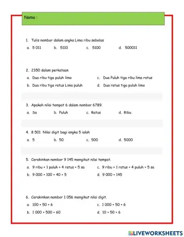 Nombor bulat,pecahan,perpuluhan dan peratus