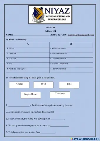 Evolution of Computers