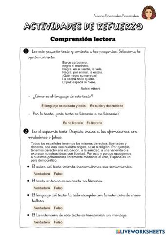 Comprensión lectora