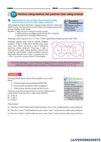 Math t4 bab 9kebarangkalian peristiwa bergabung