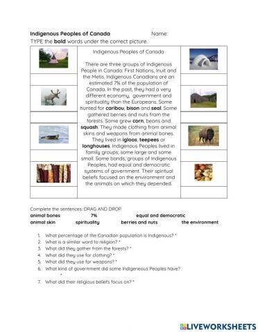 Indigenous Peoples of Canada