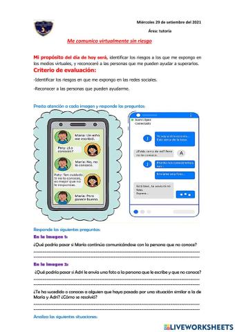Me comunico virtualmente sin riesgo